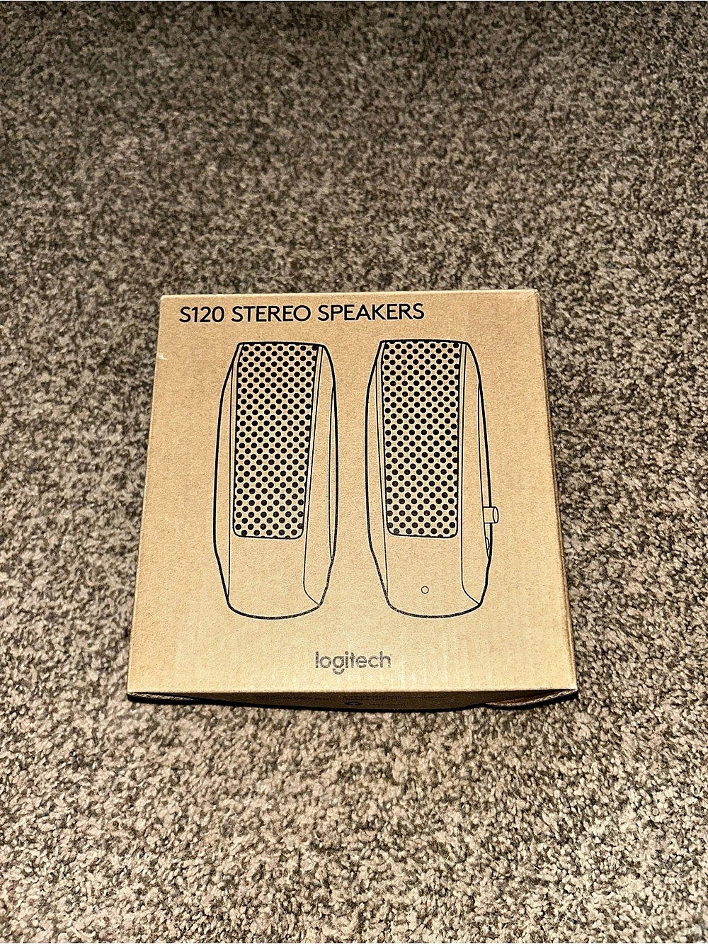 Logitech S120 Stereo Speakers Black Wired Computer Speakers